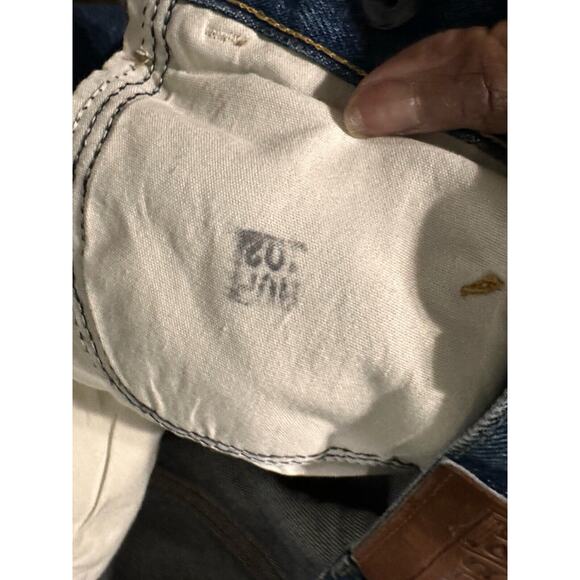 Wrangler Pro Gear Belted Suspender Outdoors Rugged Jeans 38x30 Blue Leg Guard - Picture 7 of 11